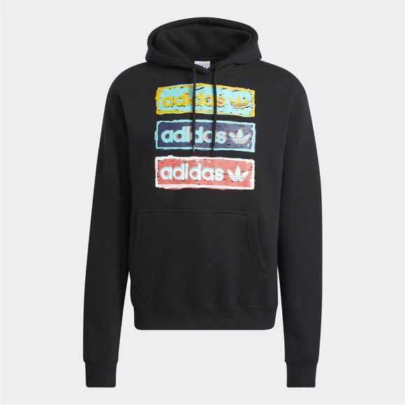 NWT Adidad men Tri Linear Hoodie Size‎ Large - Picture 1 of 5